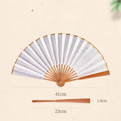 Chinses calligraphy-folding fan customized style