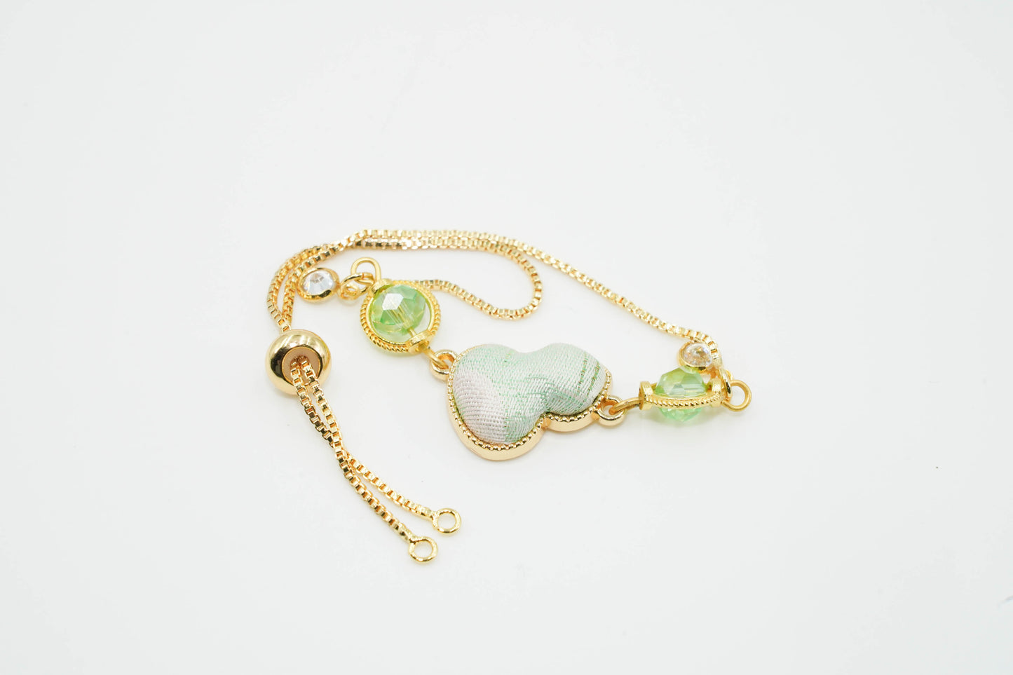 Song Brocade Clover Bracelet Handmade Heritage Jewelry