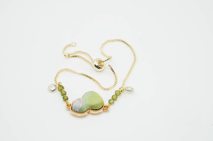 Song Brocade Clover Bracelet Handmade Heritage Jewelry