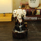 Creative Gift Home Decoration Wansheng Spoof Skull Backflow Incense Burner Nordic Resin Crafts Wholesale