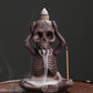 Wholesale Original Yixing Clay Backflow Incense Burner Halloween Gift American Skull Kid Backflow Incense Burner