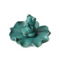 New Lotus Lotus Leaf Frog Incense Holder Ceramic Wire Censer Household Indoor Cable Incense Burner Water Drop Disc Stove