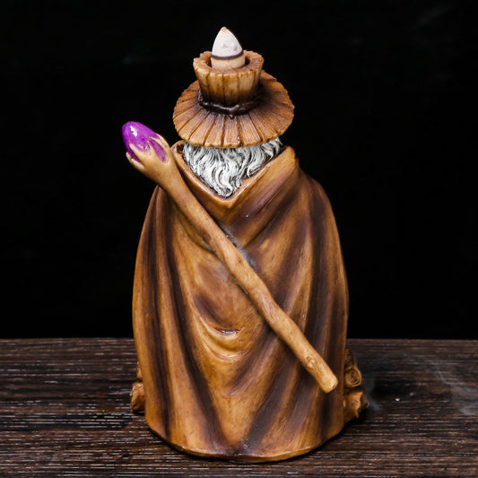 Wizard anime backward incense burner creative home decoration tea pet crafts Halloween evil spirits ornaments