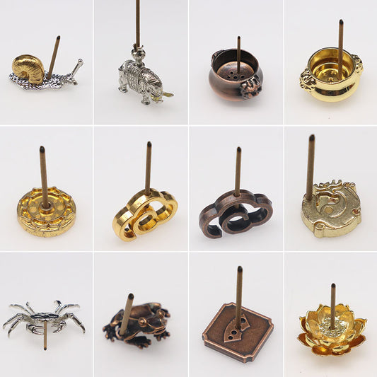 Mini Classic Style Incense Burner Indoor Joss-Stick Incense Coil Metal Aroma Burner Animal Turtle Creative Ornaments