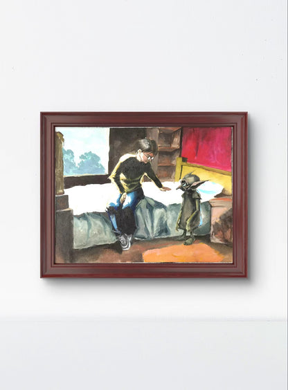 Chinese Painting Table Decoration in the Frame