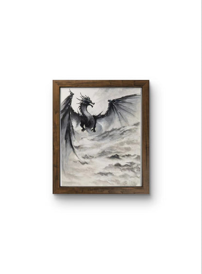 Chinese Painting Table Decoration in the Frame