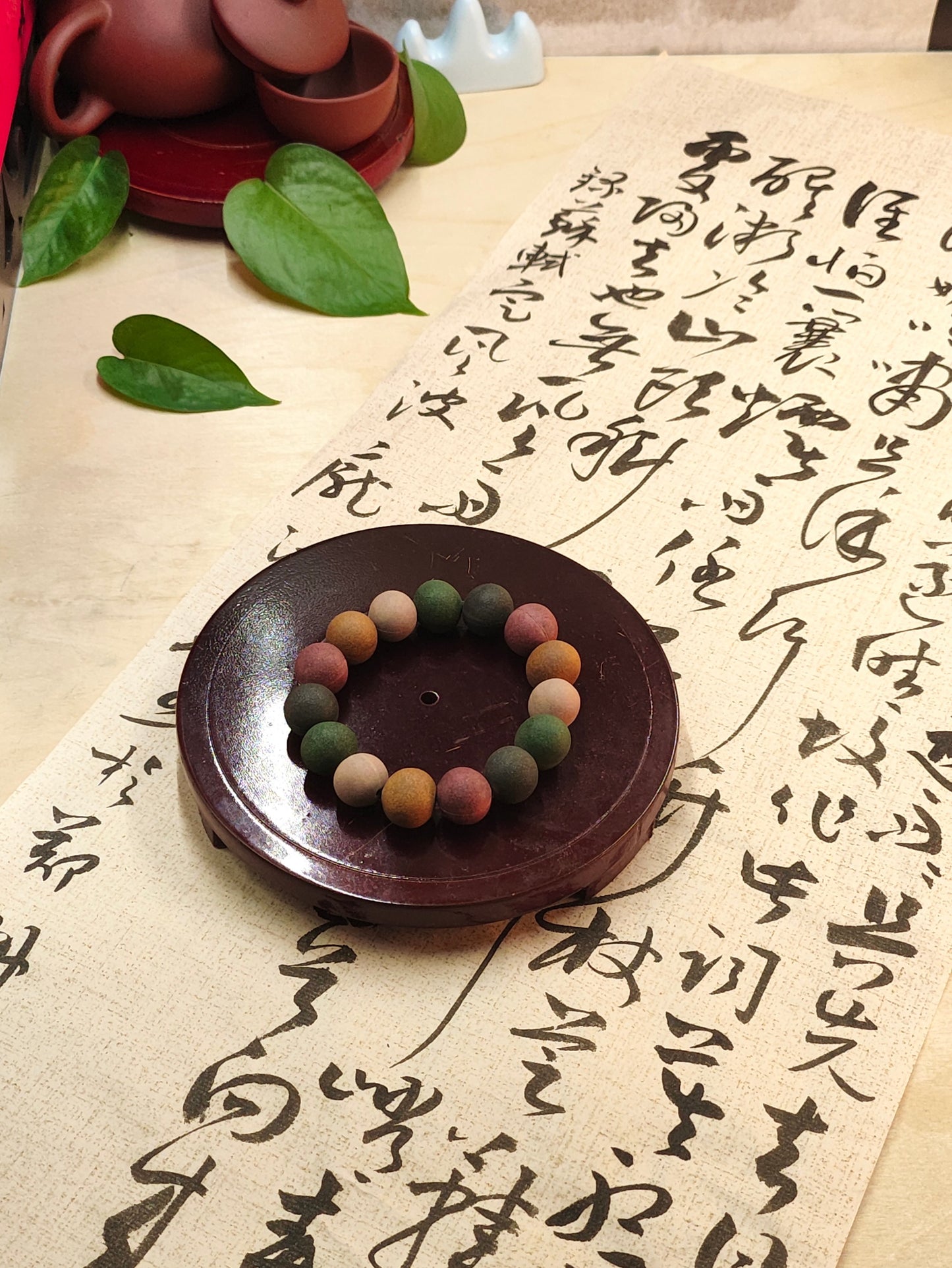 Five Elements- Clean the Aura Relive Stress Boost Spirits Chinese incense Beeds Braclets+ +Necklace+Pendants