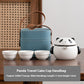 Panda Portable Travel Tea Set Mini Set Simple Outdoor Kung Fu Tea Cup Personal Special Camping Quick Cup