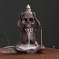 Wholesale Original Yixing Clay Backflow Incense Burner Halloween Gift American Skull Kid Backflow Incense Burner