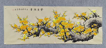 Chinese painting——plum blossom Decoration in Livingroom, meeting room.
