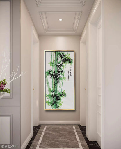 Chinese painting——bamboo  Lobby decoration, Livingroom decoration, Represents modest