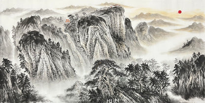 Chinese painting-landscape livingroom/ officeroom decoration