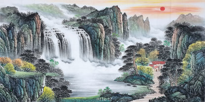 Chinese painting-landscape livingroom/ officeroom decoration