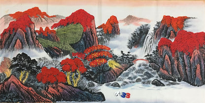 Chinese painting-landscape livingroom/ office room decoration