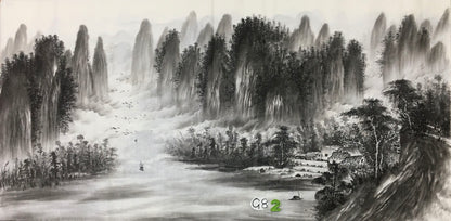 Chinese painting-landscape livingroom/ officeroom decoration