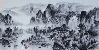 Chinese painting-landscape livingroom/ officeroom decoration