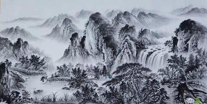 Chinese painting-landscape livingroom/ officeroom decoration