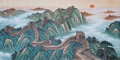Chinese painting-landscape livingroom/ officeroom decoration The Great wall