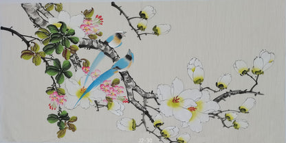 Chinese claborate-style painting .  Study decoration, lobby decoration