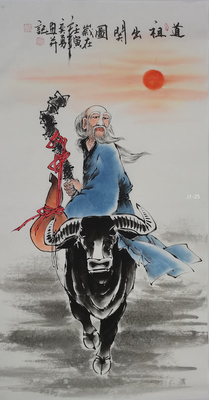 Chinese painting-figure.  Study decoration, lobby decoration