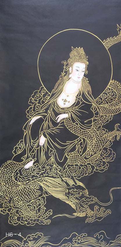 Chinese Painting-  Guanyin,Buddha.  Buddhism decoration