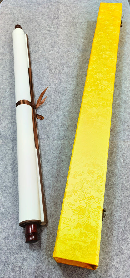 Chinese panting——fish playing under the lotus.  Decorations for living room and lobby.