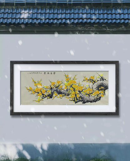 Chinese painting——plum blossom Decoration in Livingroom, meeting room.