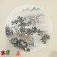 Chinese realistic painting-detailed painting.  Trees on the cliffs .   Painted on hard paper jam