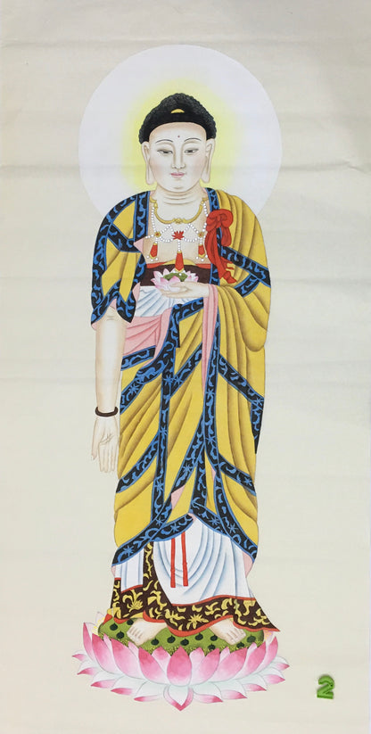 Chinese Painting-  Guanyin,Buddha.  Buddhism decoration