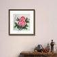 Chinese painting-Peony flower. Wall decoration,Collectible painting.glory, wealth and prosperity.