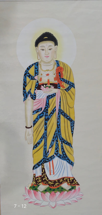 Chinese Painting-  Guanyin,Buddha.  Buddhism decoration