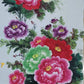 Chinese painting - colorful peony flowers.  Living room decoration