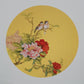 Chinese realistic painting-detailed painting.  Flowers and birds.   Painted on hard paper jam