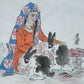 Chinese painting-Exotic lady.  room decoration