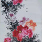 Chinese painting-peony flowers and bees.  Living room decoration